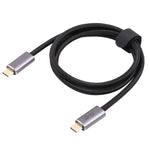 كابل بيانات USB 3.2 مضفر USB-C / نوع-C ذكر إلى USB-C / نوع-C ذكر بسرعة 20 جيجابت في الثانية، 0.5 متر، 1 متر، 1.5 متر، 2 متر، 3 متر