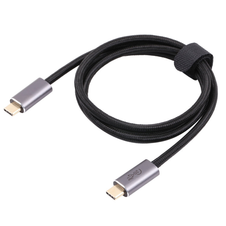 كابل بيانات USB 3.2 مضفر USB-C / نوع-C ذكر إلى USB-C / نوع-C ذكر بسرعة 20 جيجابت في الثانية، 0.5 متر، 1 متر، 1.5 متر، 2 متر، 3 متر