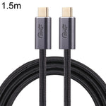 كابل بيانات USB 3.2 مضفر USB-C / نوع-C ذكر إلى USB-C / نوع-C ذكر بسرعة 20 جيجابت في الثانية، 0.5 متر، 1 متر، 1.5 متر، 2 متر، 3 متر