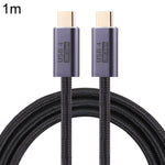 كابل بيانات USB 4 مضفر USB-C / نوع-C ذكر إلى USB-C / نوع-C ذكر بسرعة 20 جيجابت في الثانية، 0.5 متر، 1 متر، 1.5 متر، 2 متر، 3 متر