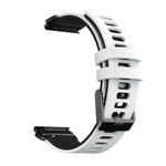 Two-color Silicone Quick Release Watchband, For Garmin Fenix 7, For Garmin Fenix 7X