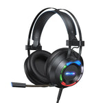 سماعة ألعاب سلكية awei GM-2 USB + 3.5 مم مع إضاءة محيطية وميكروفون، GM-2