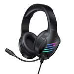 سماعة ألعاب سلكية awei GM-5 USB + 3.5 مم مع إضاءة محيطية وميكروفون، GM-5