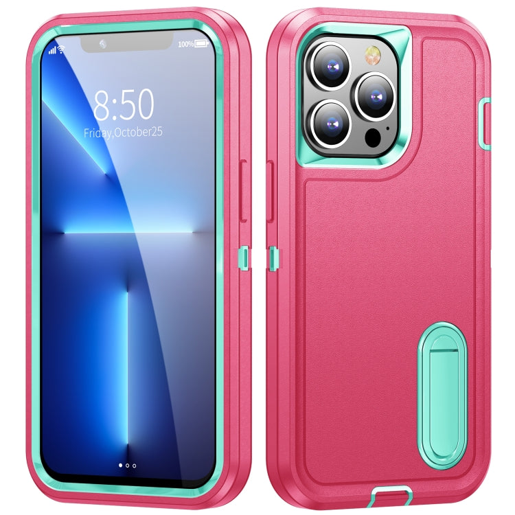 3 in 1 Rugged Holder Phone Case, For iPhone 11 Pro, For iPhone 11 Pro Max