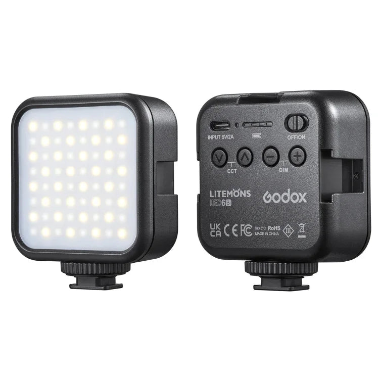 ضوء فيديو LED من Godox LED-6BI، LED-6BI