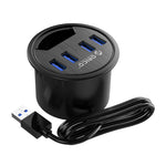 موزع سطح مكتب ORICO DESK-4U-BK بأربعة منافذ USB3.0 متعددة الوظائف