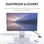 موزع سطح مكتب ORICO DESK-4U-BK بأربعة منافذ USB3.0 متعددة الوظائف