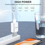 شاحن سفر IVON AD-33 2 في 1 بمنفذ USB واحد 2.1A + كابل بيانات USB إلى USB-C / Type-C بطول 1 متر، قابس الاتحاد الأوروبي، قابس الولايات المتحدة