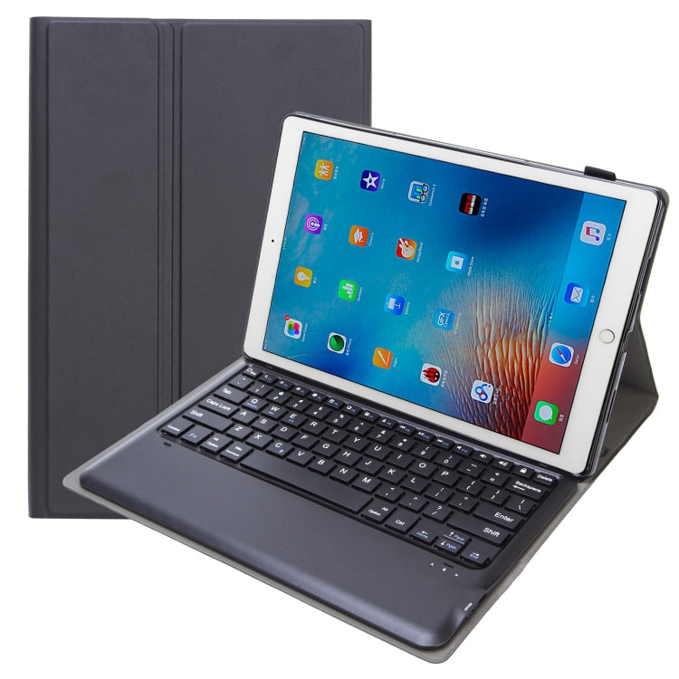 حافظة جلدية للوحة مفاتيح بلوتوث قابلة للفصل من TPU مع حامل، لجهاز iPad Pro 12.9 بوصة 2015 / 2017، AM17