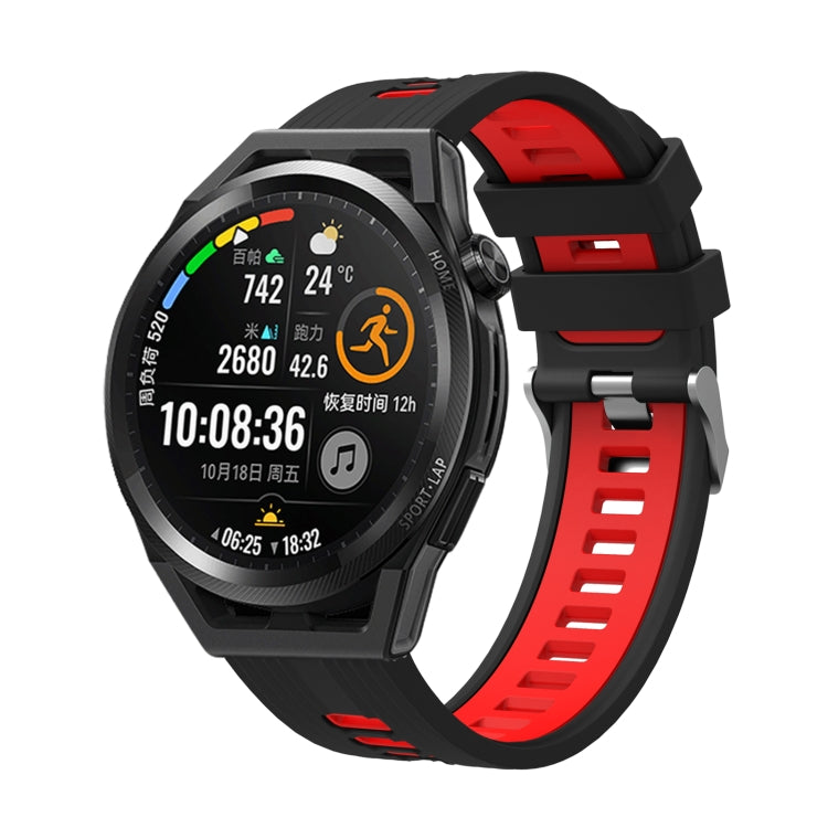 Two-color Silicone Watchband, For Huawei Watch GT 3 42mm, For Huawei Watch GT 3 46mm
