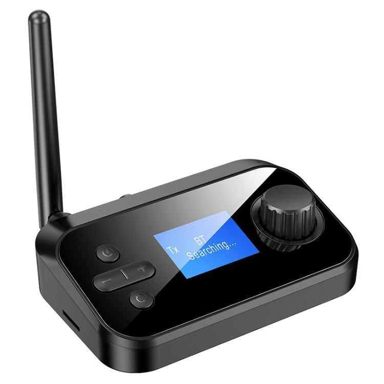 محول صوتي C41 3 في 1 ألياف بصرية بلوتوث 5.0 مستقبل ومرسل مع شاشة LCD، C41