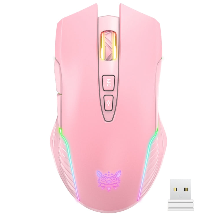 فأرة لاسلكية ONIKUMA CW905 2.4G مع إضاءة RGB، فأرة CW905 لاسلكية (أسود)، فأرة CW905 لاسلكية (وردي)، فأرة CW905 لاسلكية (رمادي أبيض)
