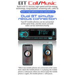 جهاز راديو سيارة SWM-1789 مع بلوتوث 5.1 ومشغل MP3 وجهاز تحكم عن بعد، SWM-1789
