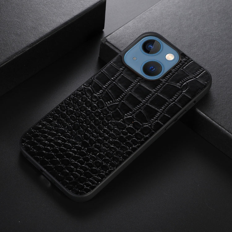 Crocodile Top Layer Cowhide Leather Case, For iPhone 13, For iPhone 13 Pro, For iPhone 13 Pro Max