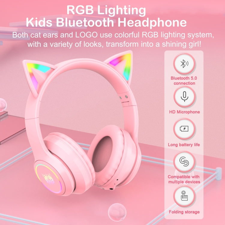 سماعة رأس بلوتوث لاسلكية بإضاءة RGB ONIKUMA B90، B90