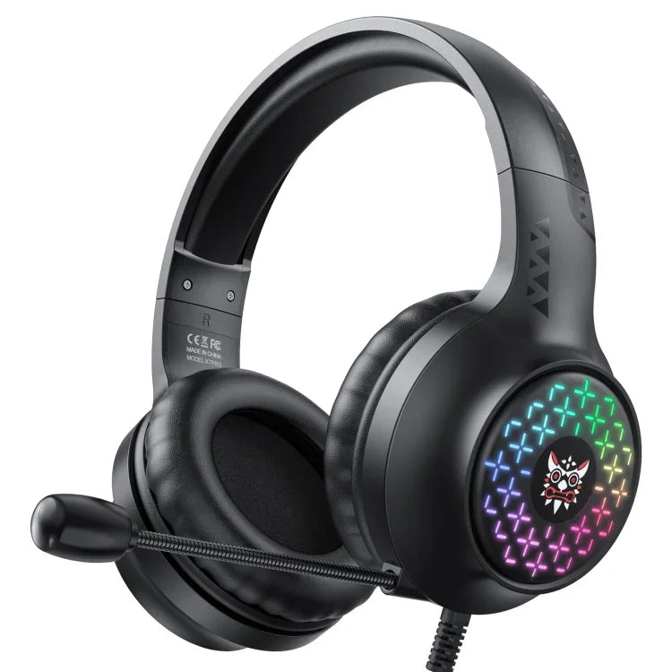 سماعة ألعاب سلكية ONIKUMA X7 Pro USB + 3.5 مم مع إضاءة RGB، X7 Pro