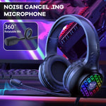 سماعة ألعاب سلكية ONIKUMA X7 Pro USB + 3.5 مم مع إضاءة RGB، X7 Pro