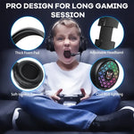 سماعة ألعاب سلكية ONIKUMA X7 Pro USB + 3.5 مم مع إضاءة RGB، X7 Pro