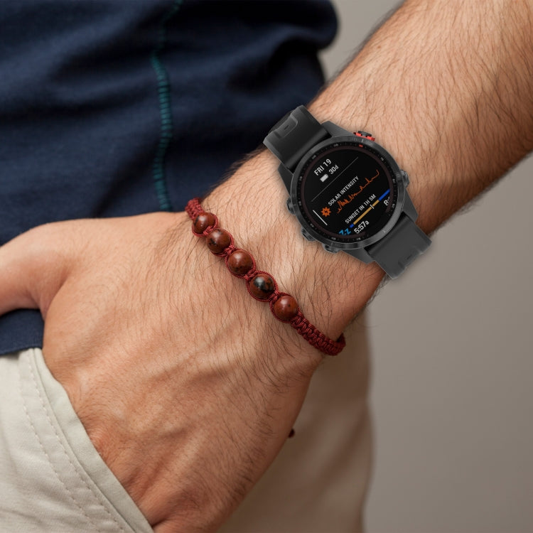 Quick Release Silicone Watchband, For Garmin Fenix 7, For Garmin Fenix 7S, For Garmin Fenix 7X