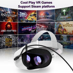 كابل رابط VR USB 3.2 Gen1 Type-C إلى USB 3.2 Gen1 Type-C بزاوية واحدة لجهاز Oculus Quest 1 / 2، 3 أمتار بزاوية واحدة