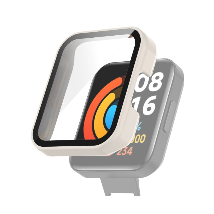 PC + Tempered Glass Watch Protective Case, For Xiaomi Redmi Watch 2 Lite Foreign Version