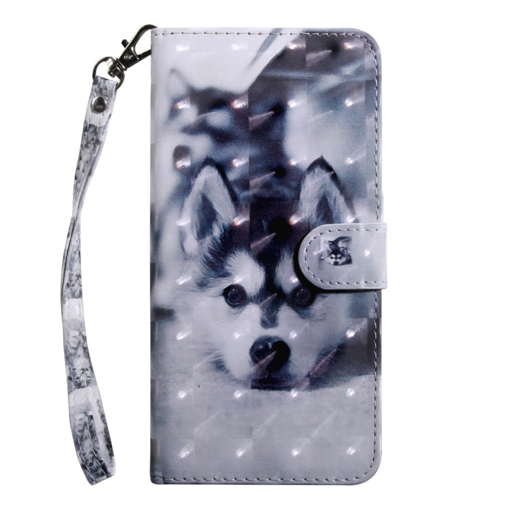 3D Painting Pattern Coloured Drawing Leather Phone Case, For iPhone SE 2022