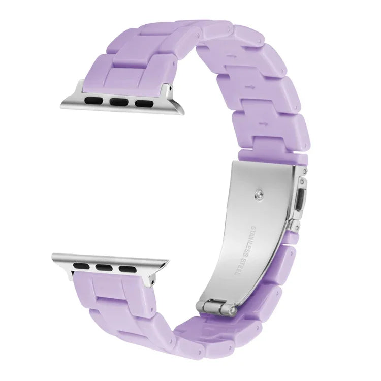 سوار ساعة بثلاث خرزات بألوان حلوى لسلسلة Apple Watch، 7 41مم / 6&SE&5&4 40مم / 3&2&1 38مم، 7 45مم / 6&SE&5&4 44مم / 3&2&1 42مم