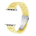 سوار ساعة بثلاث خرزات بألوان حلوى لسلسلة Apple Watch، 7 41مم / 6&SE&5&4 40مم / 3&2&1 38مم، 7 45مم / 6&SE&5&4 44مم / 3&2&1 42مم