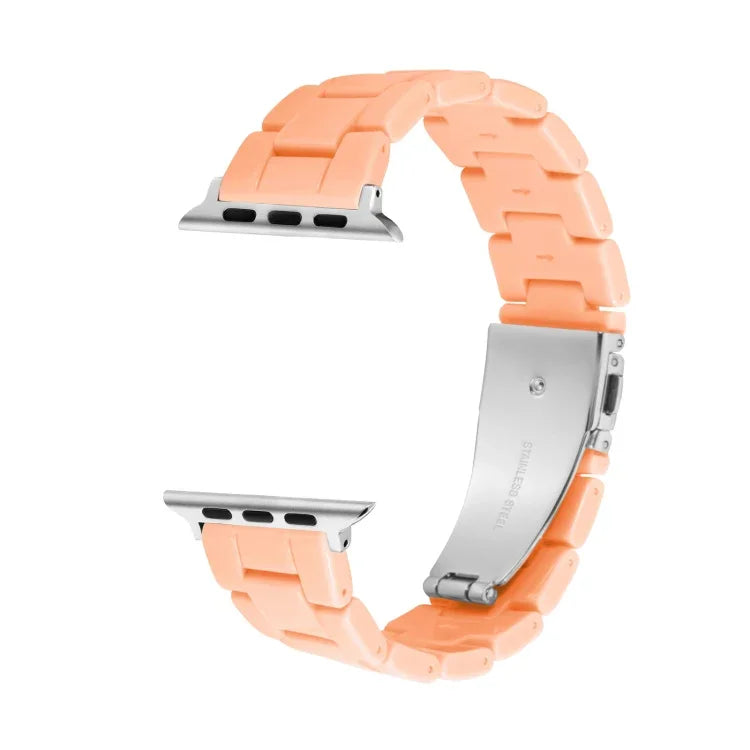 سوار ساعة بثلاث خرزات بألوان حلوى لسلسلة Apple Watch، 7 41مم / 6&SE&5&4 40مم / 3&2&1 38مم، 7 45مم / 6&SE&5&4 44مم / 3&2&1 42مم