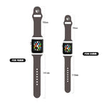 سوار ساعة من السيليكون بنقش نمط الفهد لسلسلة Apple Watch، 7 41مم / 6&SE&5&4 40مم / 3&2&1 38مم، 7 45مم / 6&SE&5&4 44مم / 3&2&1 42مم