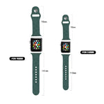سوار ساعة من السيليكون بنقش الصبار لسلسلة Apple Watch، 7 41مم / 6&SE&5&4 40مم / 3&2&1 38مم، 7 45مم / 6&SE&5&4 44مم / 3&2&1 42مم