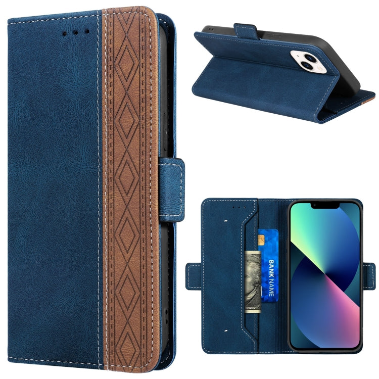Stitching Magnetic RFID Leather Case, For iPhone 13 mini, For iPhone 13, For iPhone 13 Pro, For iPhone 13 Pro Max, For iPhone 12 mini, For iPhone 12 / 12 Pro, For iPhone 12 Pro Max, For iPhone 11, For iPhone 11 Pro, For iPhone 11 Pro Max               ...