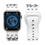 سوار ساعة رجالي من الجلد الطبيعي لسلسلة Apple Watch، 7 41مم / 6&SE&5&4 40مم / 3&2&1 38مم، 7 45مم / 6&SE&5&4 44مم / 3&2&1 42مم