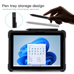 حافظة لابتوب شفافة من الأكريليك مع حزام يد، لجهاز MicroSoft Surface Pro 8، ولأجهزة MicroSoft Surface Pro 4 / 5 / 6 / 7 / 7+، ولأجهزة MicroSoft Surface Go 1 / 2 / 3