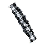 سوار ساعة شبكي من القماش المطاطي بحلقة واحدة لسلسلة Apple Watch، 7 41مم / 6&SE&5&4 40مم / 3&2&1 38مم، 7 45مم / 6&SE&5&4 44مم / 3&2&1 42مم