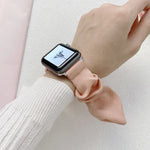 سوار ساعة من القماش المرن بحلقة واحدة لسلسلة Apple Watch، 7 41مم / 6&SE&5&4 40مم / 3&2&1 38مم، 7 45مم / 6&SE&5&4 44مم / 3&2&1 42مم