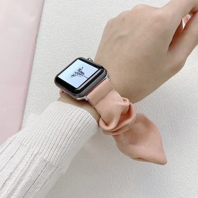 سوار ساعة من القماش المرن بحلقة واحدة لسلسلة Apple Watch، 7 41مم / 6&SE&5&4 40مم / 3&2&1 38مم، 7 45مم / 6&SE&5&4 44مم / 3&2&1 42مم
