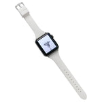 سوار ساعة سيليكون للخصر الصغير لسلسلة Apple Watch، 7 41مم / 6&SE&5&4 40مم / 3&2&1 38مم، 7 45مم / 6&SE&5&4 44مم / 3&2&1 42مم