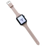 سوار ساعة سيليكون للخصر الصغير لسلسلة Apple Watch، 7 41مم / 6&SE&5&4 40مم / 3&2&1 38مم، 7 45مم / 6&SE&5&4 44مم / 3&2&1 42مم