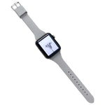 سوار ساعة سيليكون للخصر الصغير لسلسلة Apple Watch، 7 41مم / 6&SE&5&4 40مم / 3&2&1 38مم، 7 45مم / 6&SE&5&4 44مم / 3&2&1 42مم