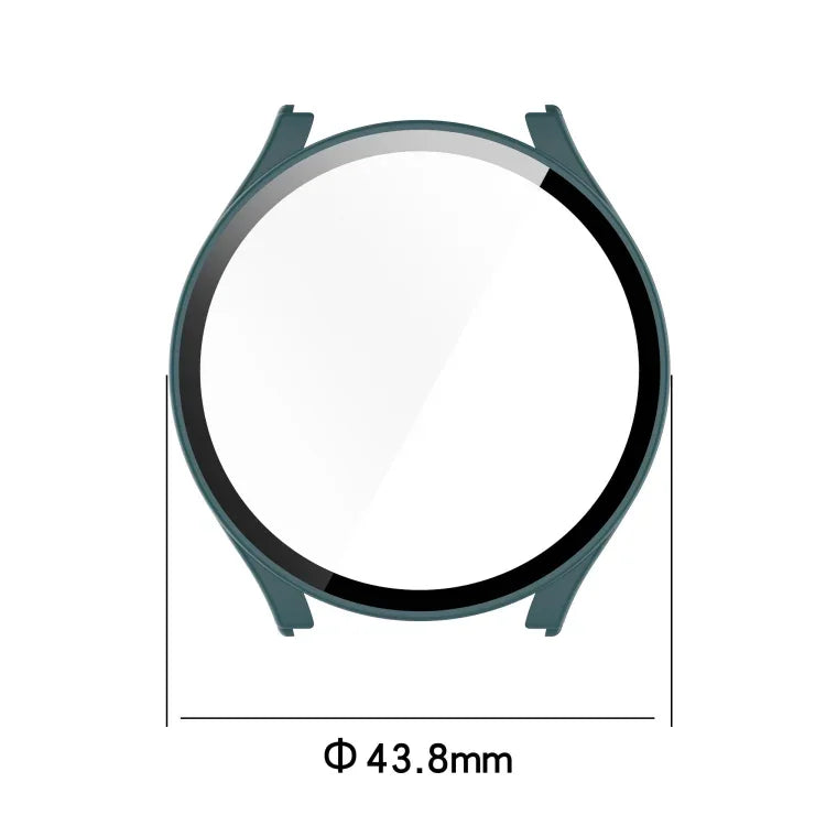 PC + Tempered Glass Watch Case, For Samsung Galaxy Watch4 40mm, For Samsung Galaxy Watch4 44mm