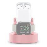 حامل شحن سيليكون 3 في 1 موديل A001 للآيفون / iWatch / AirPods