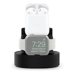 حامل شحن سيليكون 3 في 1 موديل A001 للآيفون / iWatch / AirPods