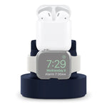 حامل شحن سيليكون 3 في 1 موديل A001 للآيفون / iWatch / AirPods