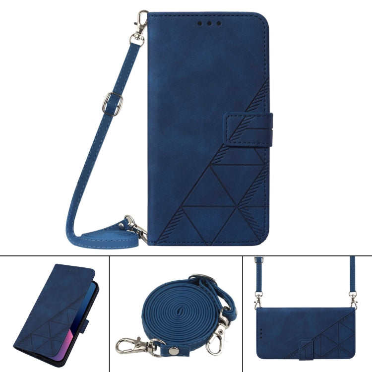 Crossbody 3D Embossed Flip Leather Phone Case, For iPhone 11, For iPhone 11 Pro, For iPhone 11 Pro Max, For iPhone X / XS, For iPhone XR, For iPhone XS Max, For iPhone SE 2022 / SE 2020 / 8 / 7, For iPhone 8 Plus / 7 Plus