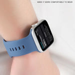سوار ساعة سيليكون سائل لسلسلة Apple Watch، 7 45مم / 6&SE&5&4 44مم / 3&2&1 42مم
