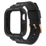 سوار ساعة رياضي مدمج من ألياف الكربون لسلسلة Apple Watch، 7 41مم / 6&SE&5&4 40مم / 3&2&1 38مم، 7 45مم / 6&SE&5&4 44مم / 3&2&1 42مم