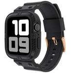 سوار ساعة رياضي مدمج من ألياف الكربون لسلسلة Apple Watch، 7 41مم / 6&SE&5&4 40مم / 3&2&1 38مم، 7 45مم / 6&SE&5&4 44مم / 3&2&1 42مم