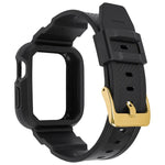 سوار ساعة رياضي مدمج من ألياف الكربون لسلسلة Apple Watch، 7 41مم / 6&SE&5&4 40مم / 3&2&1 38مم، 7 45مم / 6&SE&5&4 44مم / 3&2&1 42مم