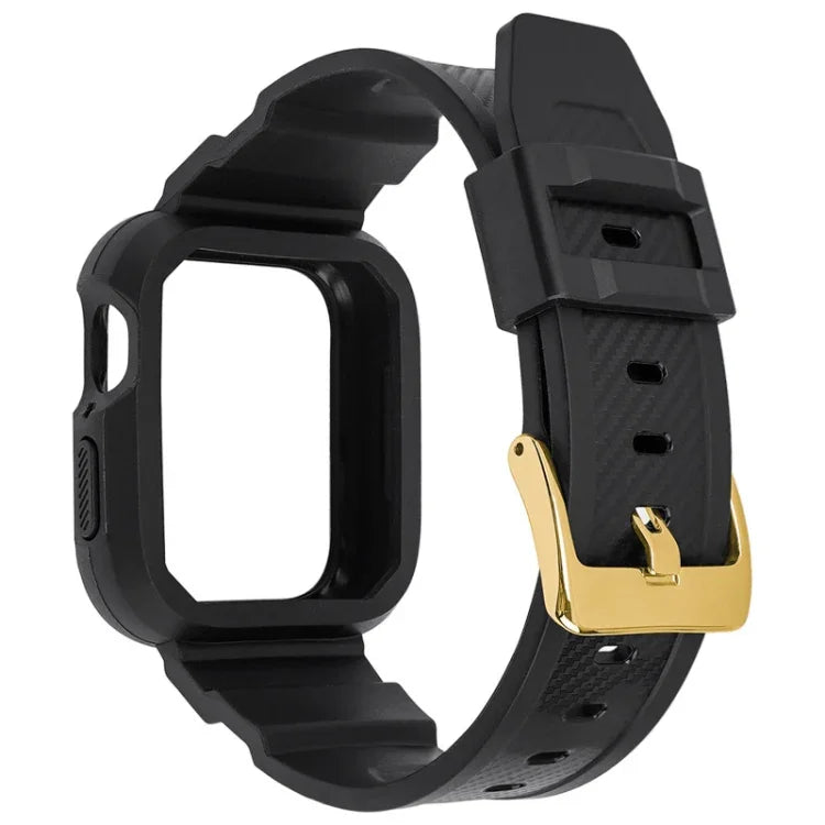 سوار ساعة رياضي مدمج من ألياف الكربون لسلسلة Apple Watch، 7 41مم / 6&SE&5&4 40مم / 3&2&1 38مم، 7 45مم / 6&SE&5&4 44مم / 3&2&1 42مم
